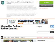 Tablet Screenshot of nieuwsbladdekaap.nl